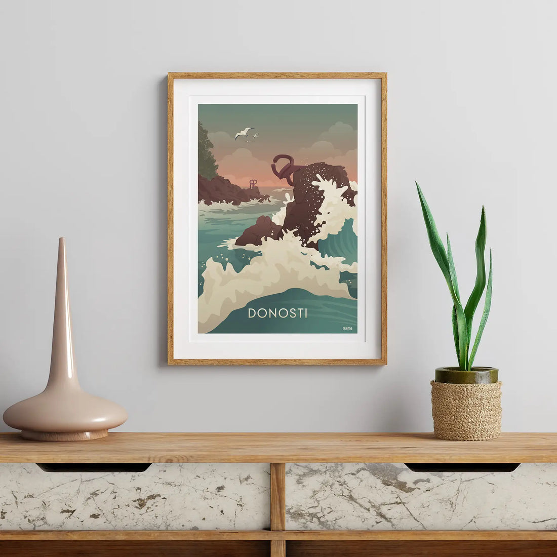 Travel Póster de Páis Vasco