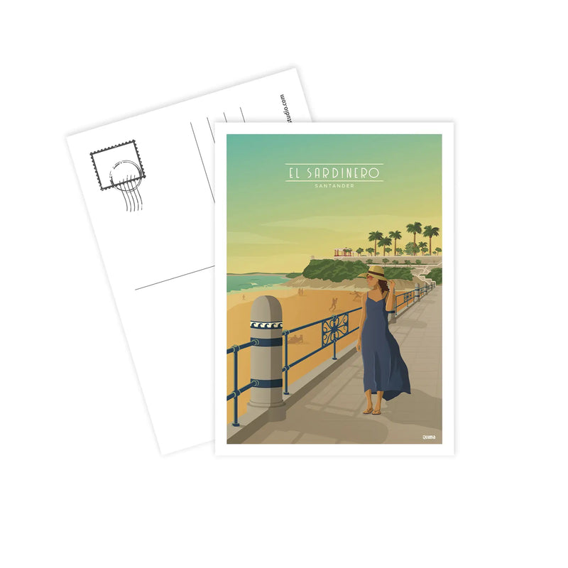 Postales originales, coloridas y retro