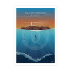 Lámina Isla de Mouro Santander