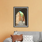 Lámina de Laredo Puebla Vieja Cantabria Travel Poster