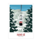 Lámina de Fuente Dé Picos de Europa Poster Cantabria