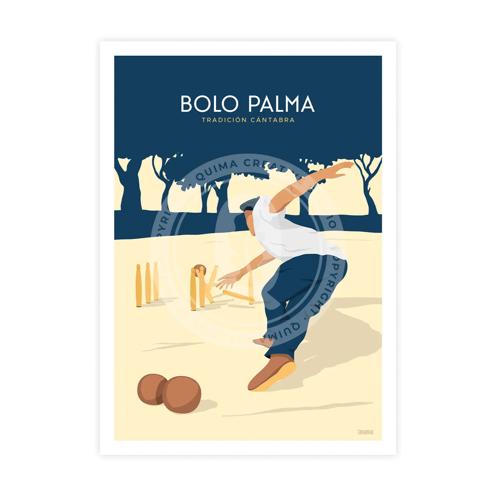 Lámina de Bolo Palma Poster