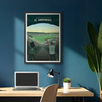 Lámina Campos de Sport de El Sardinero Poster Fútbol 