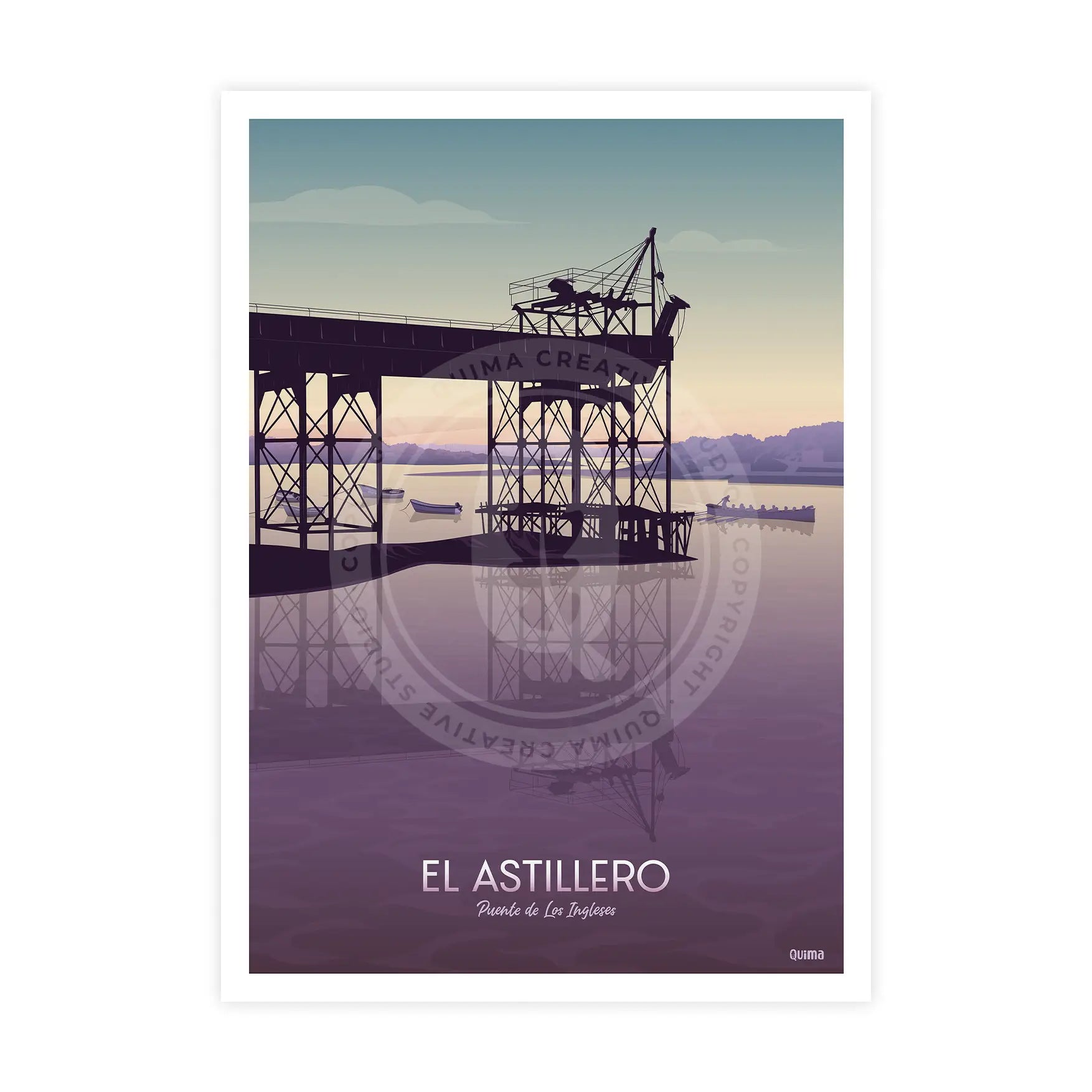 Lámina El Astillero Cantabria