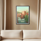 Lámina de Potes Picos de Europa Travel Poster