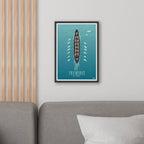 Lámina Traineras del Cantábrico