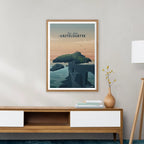 Lámina San Juan de Gaztelugatxe Travel Poster País vasco