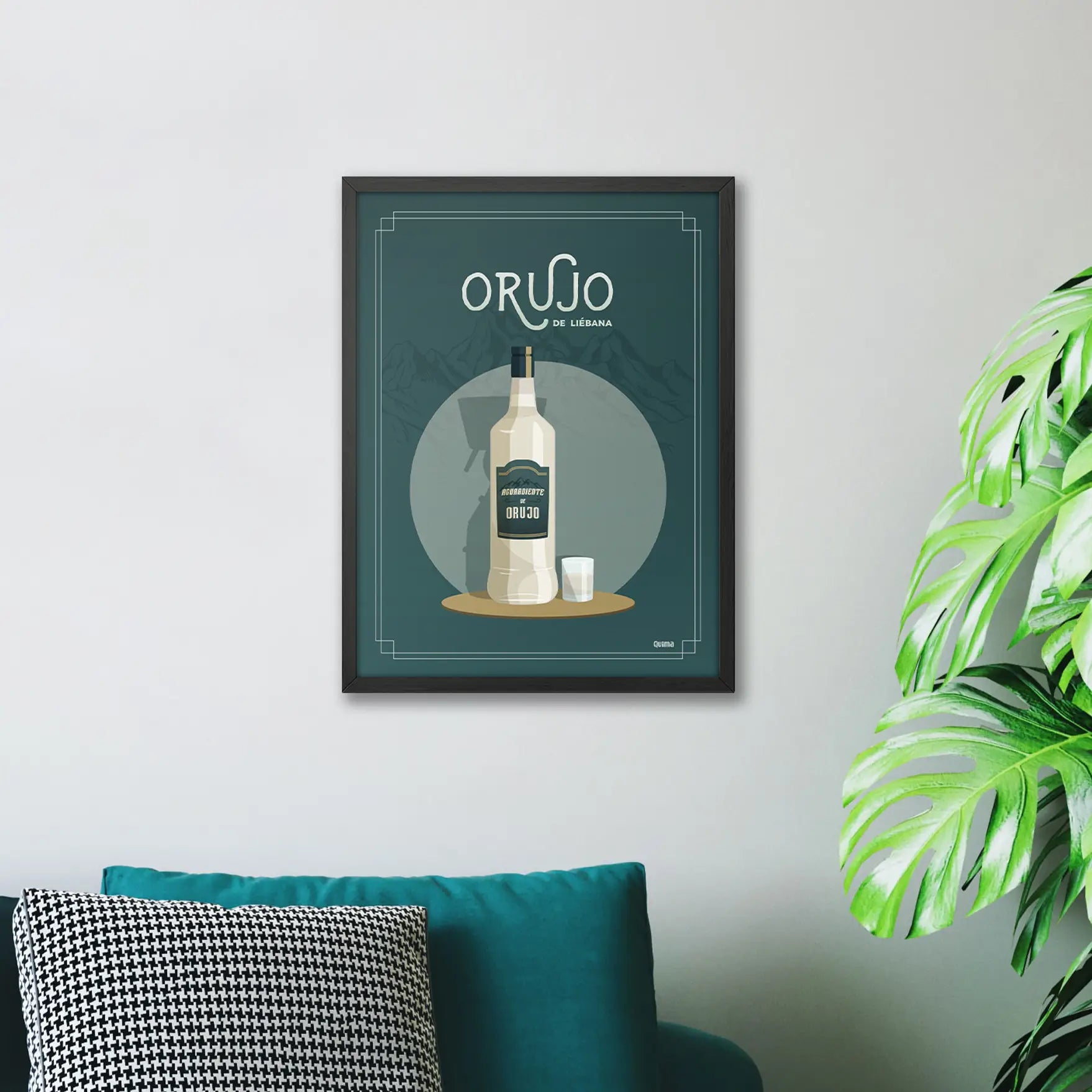 Lámina Bebida Poster Orujo de Liébana