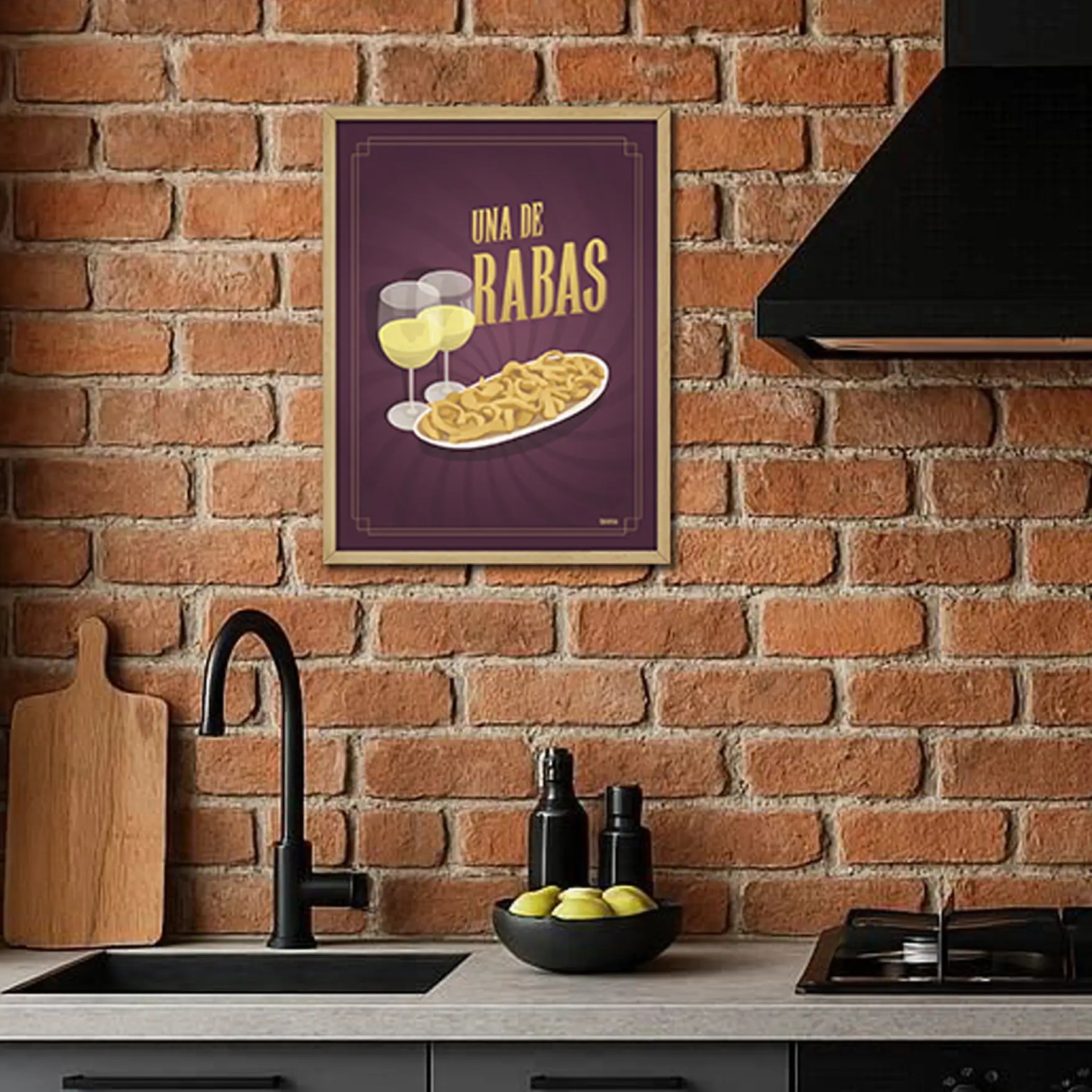 Lámina Gastronomía Poster Una de rabas