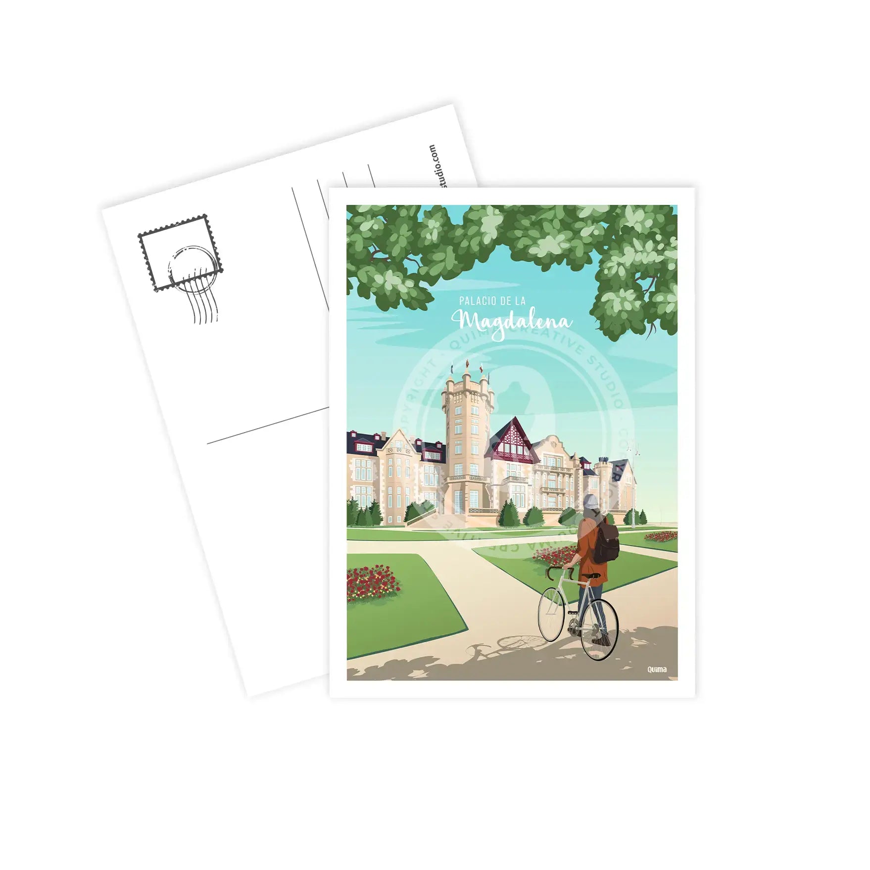 Postal Palacio de la Magdalena Santander