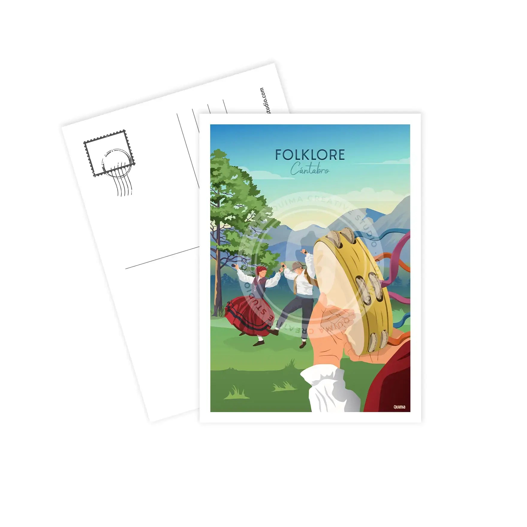 Postal Folklore cántabro