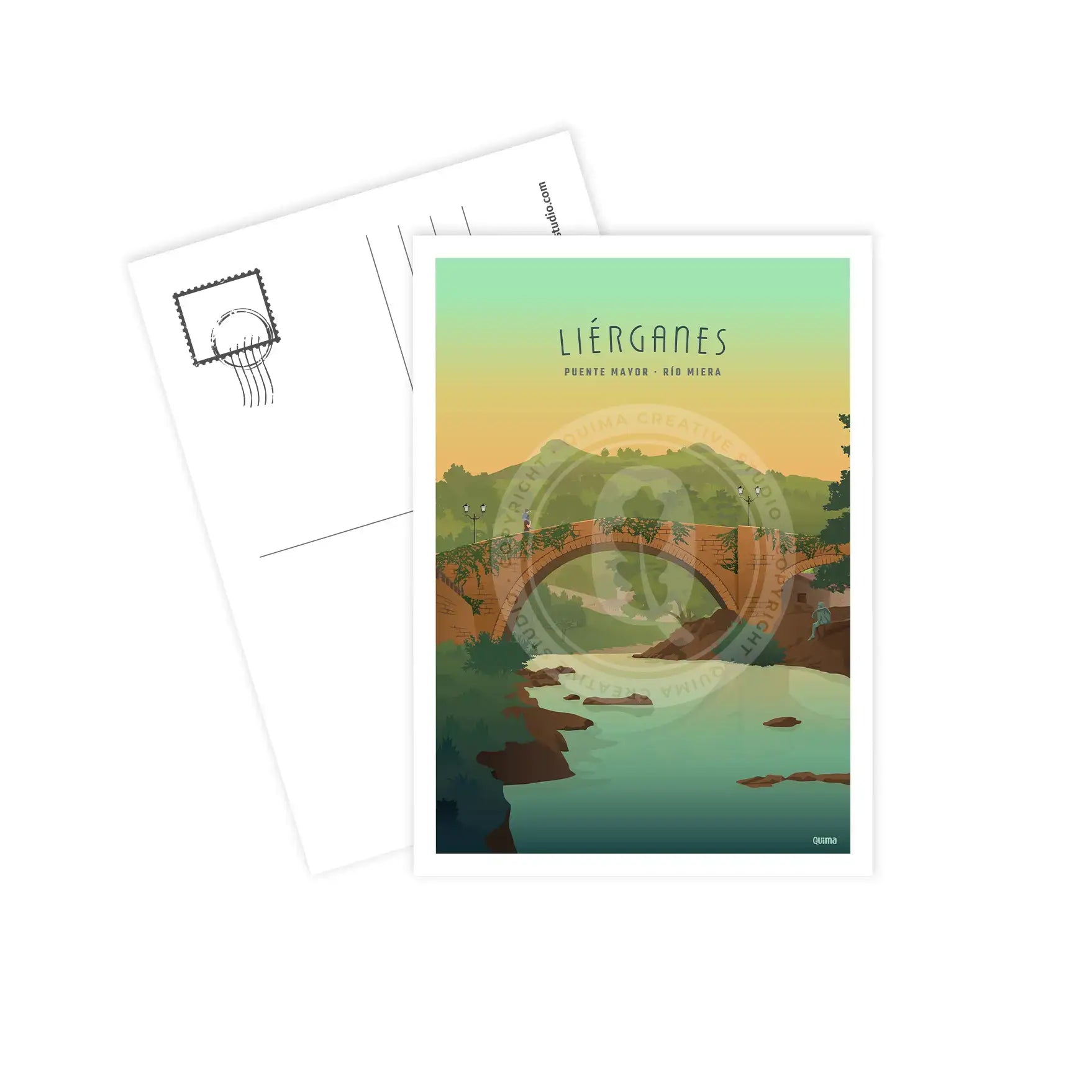 Postal de Liérganes Cantabria