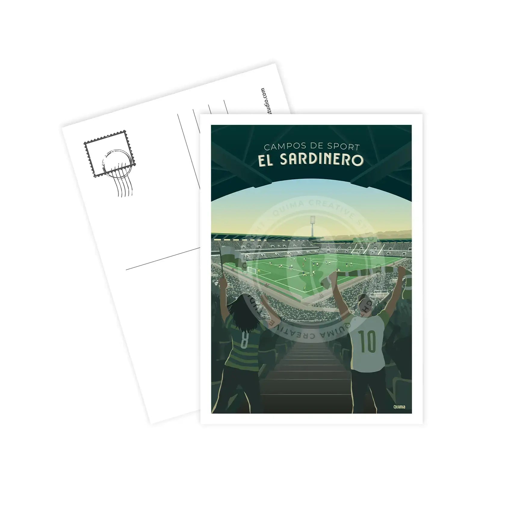 Postal Campos de Sport de El Sardinero Fútbol