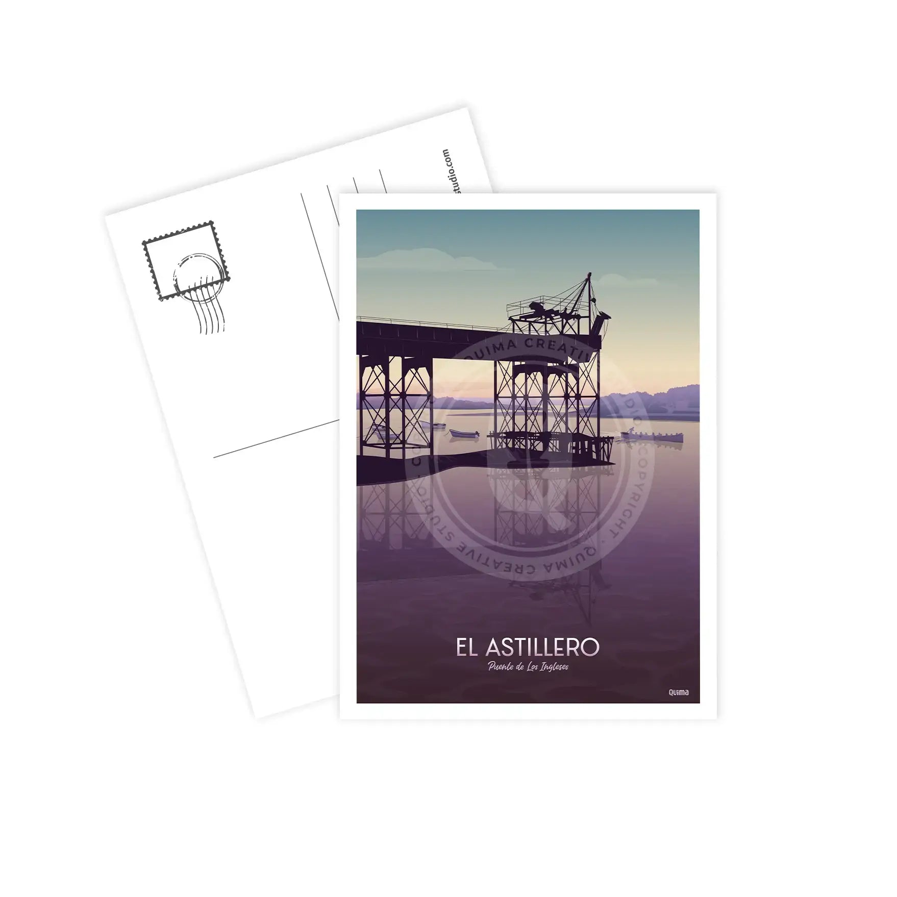 Postal El Astillero Cantabria