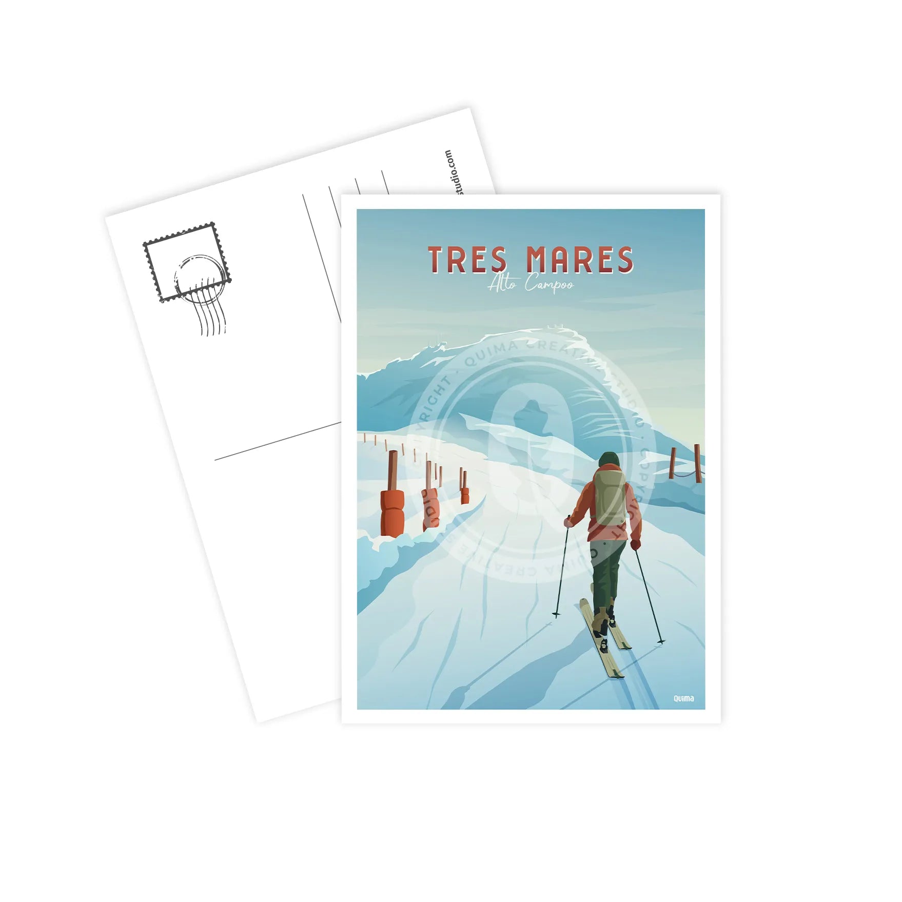 Postal Tres Mares Alto Campoo