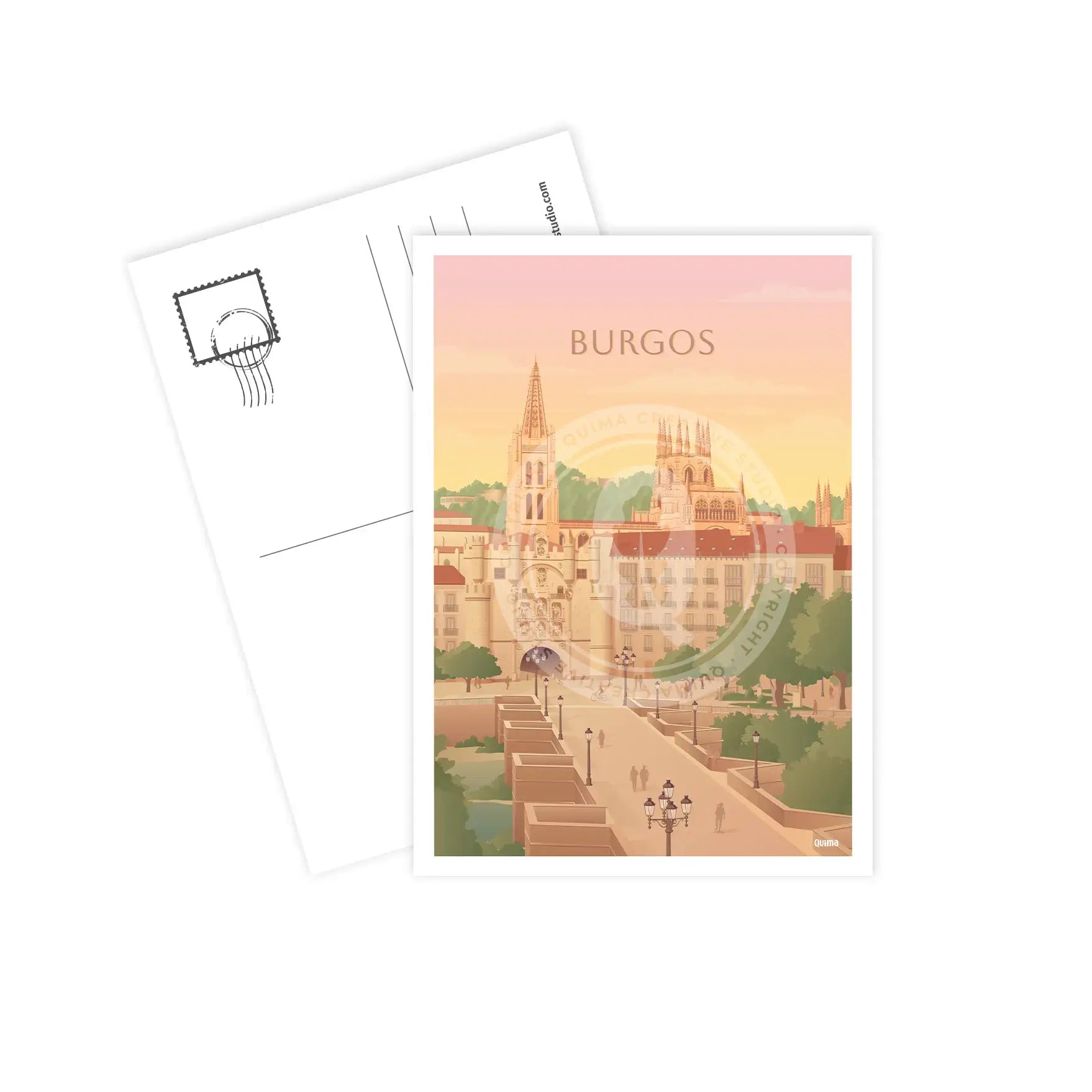 Postal de Burgos