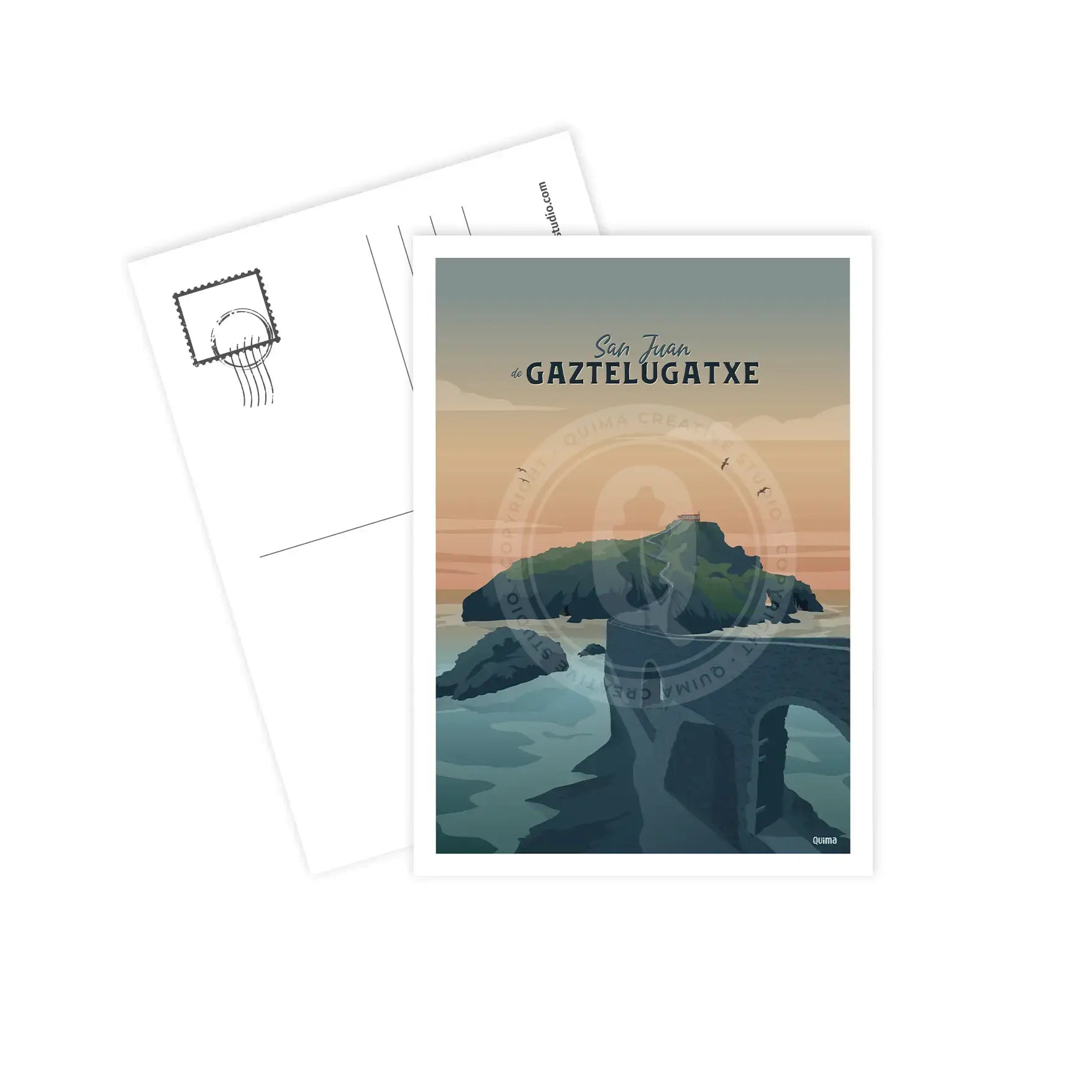 Postal de San Juan de Gaztelugatxe Euskadi