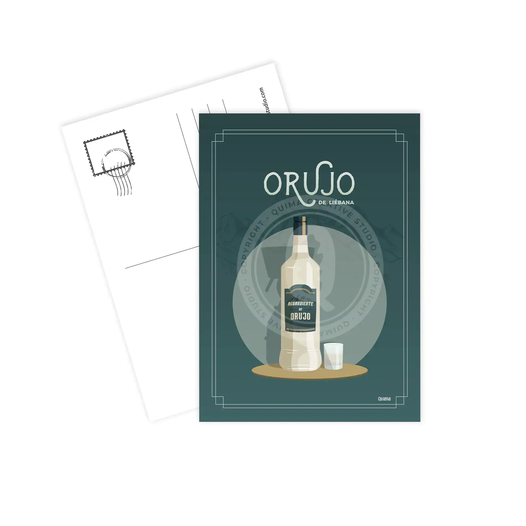 Postal Orujo de Liébana