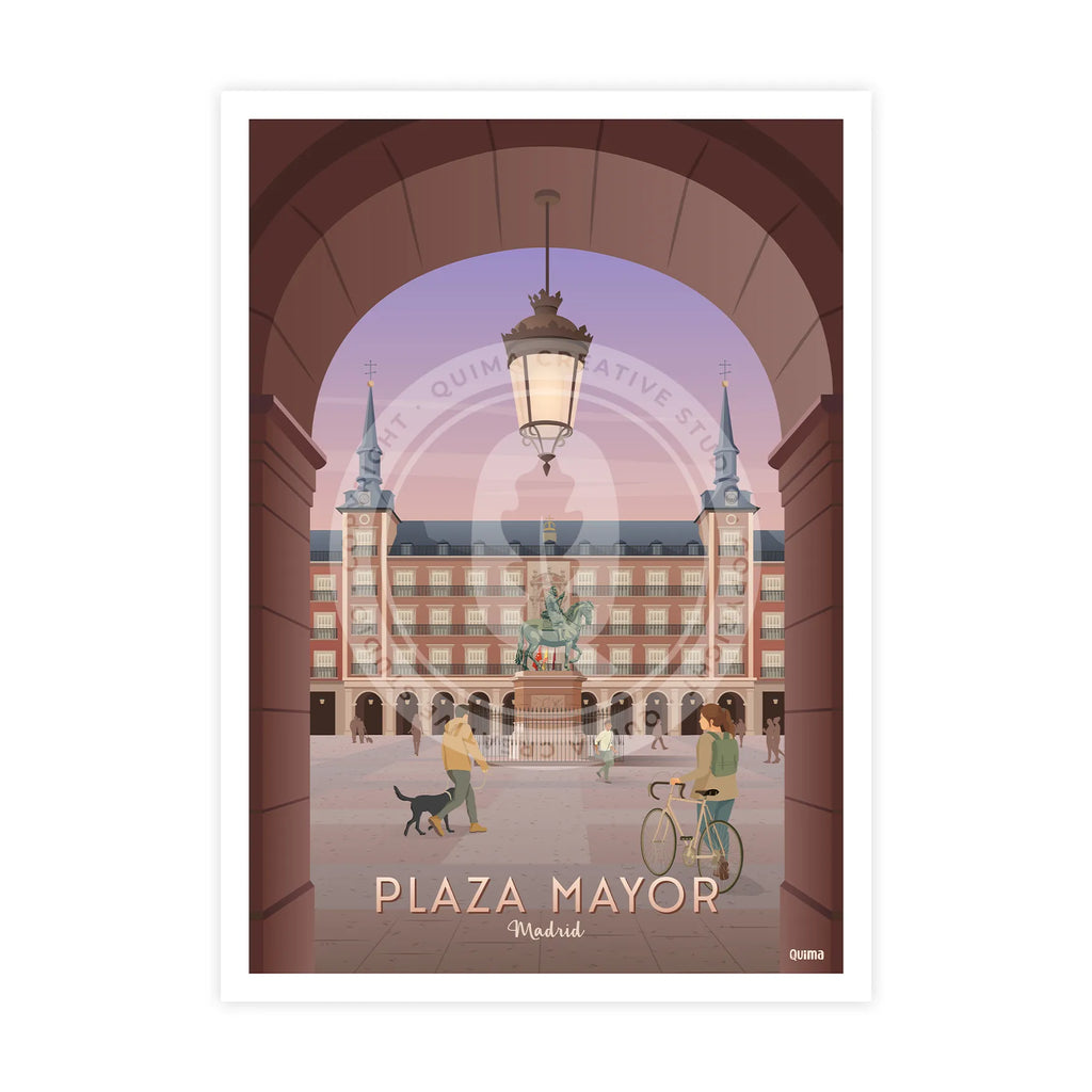 Lámina Plaza Mayor, Madrid