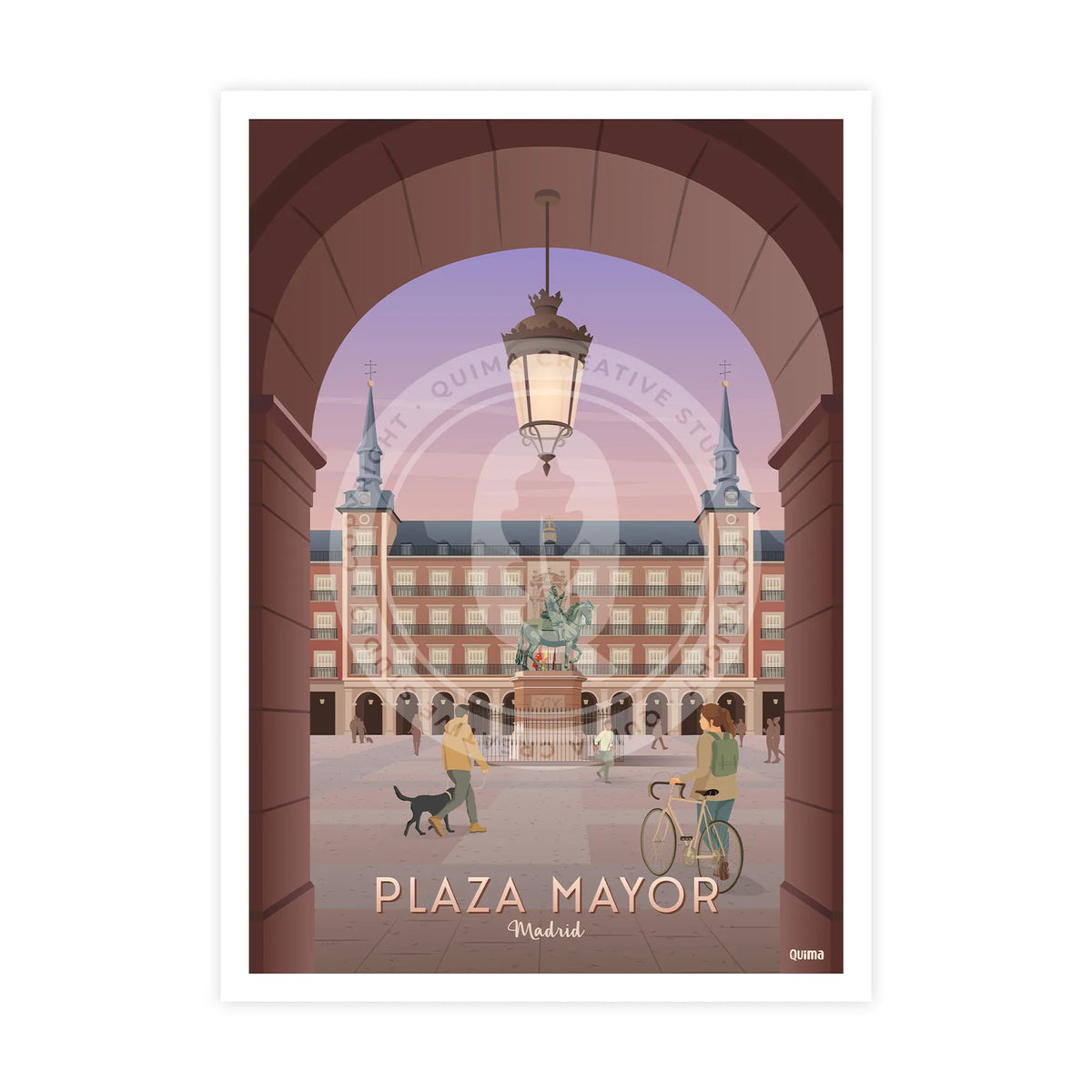 Lámina Plaza Mayor, Madrid