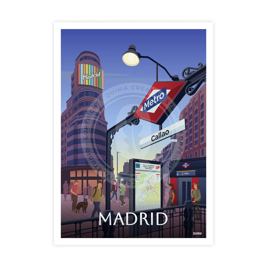 Lámina Callao, Madrid