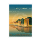 Lámina Templo de Debod
