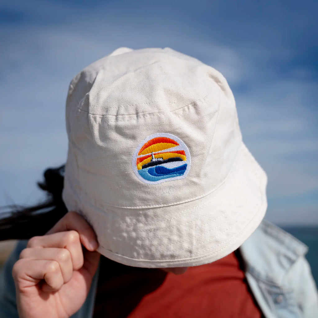 Bucket Hat Beige Parche Isla de Mouro