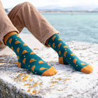 Calcetines estampados de palas cántabras