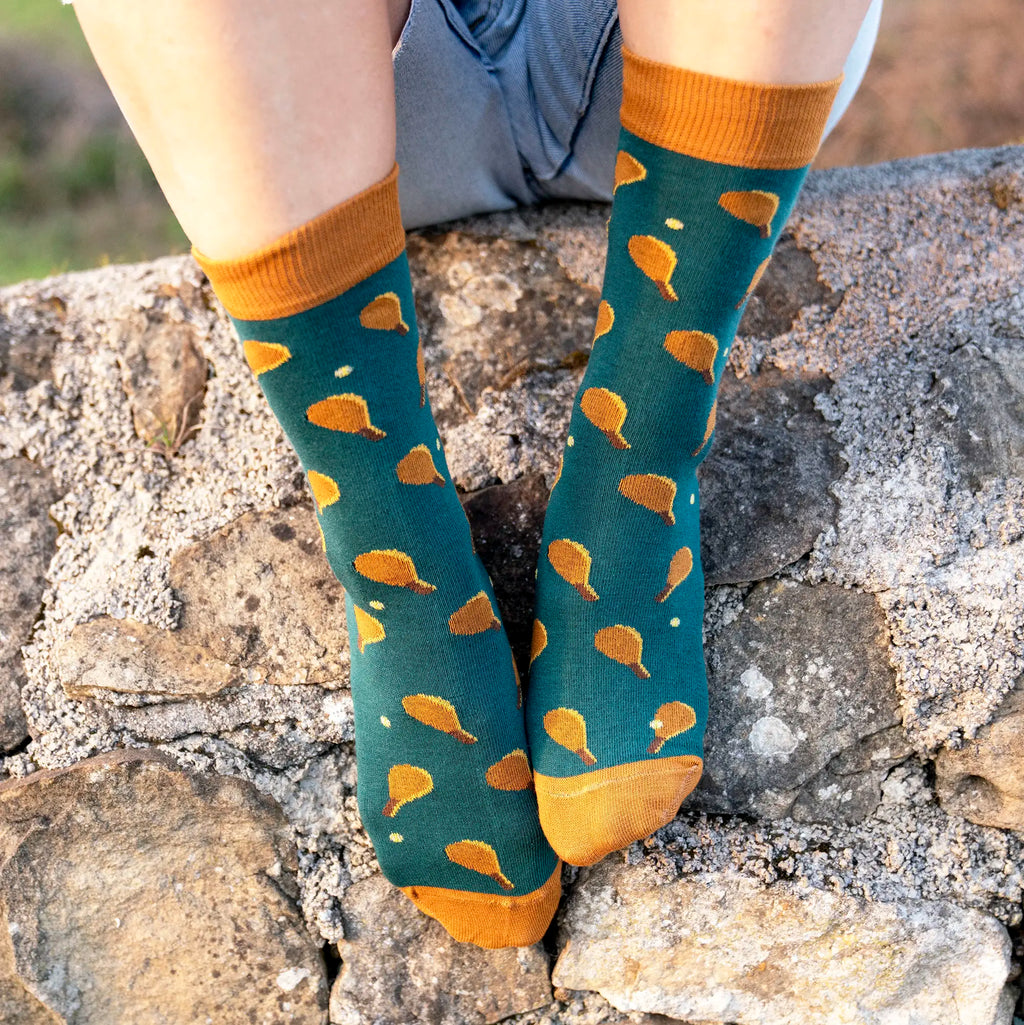 Calcetines estampados de palas cántabras