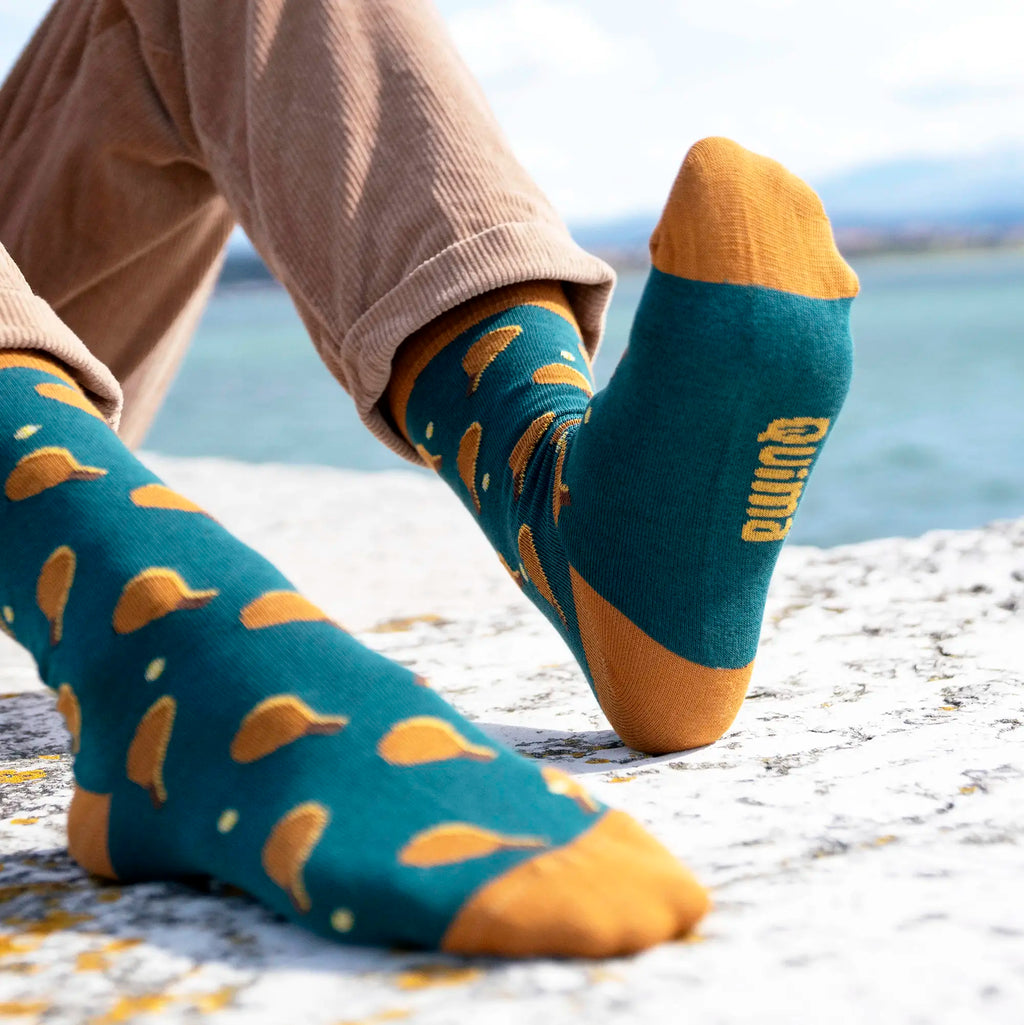 Calcetines estampados de palas cántabras