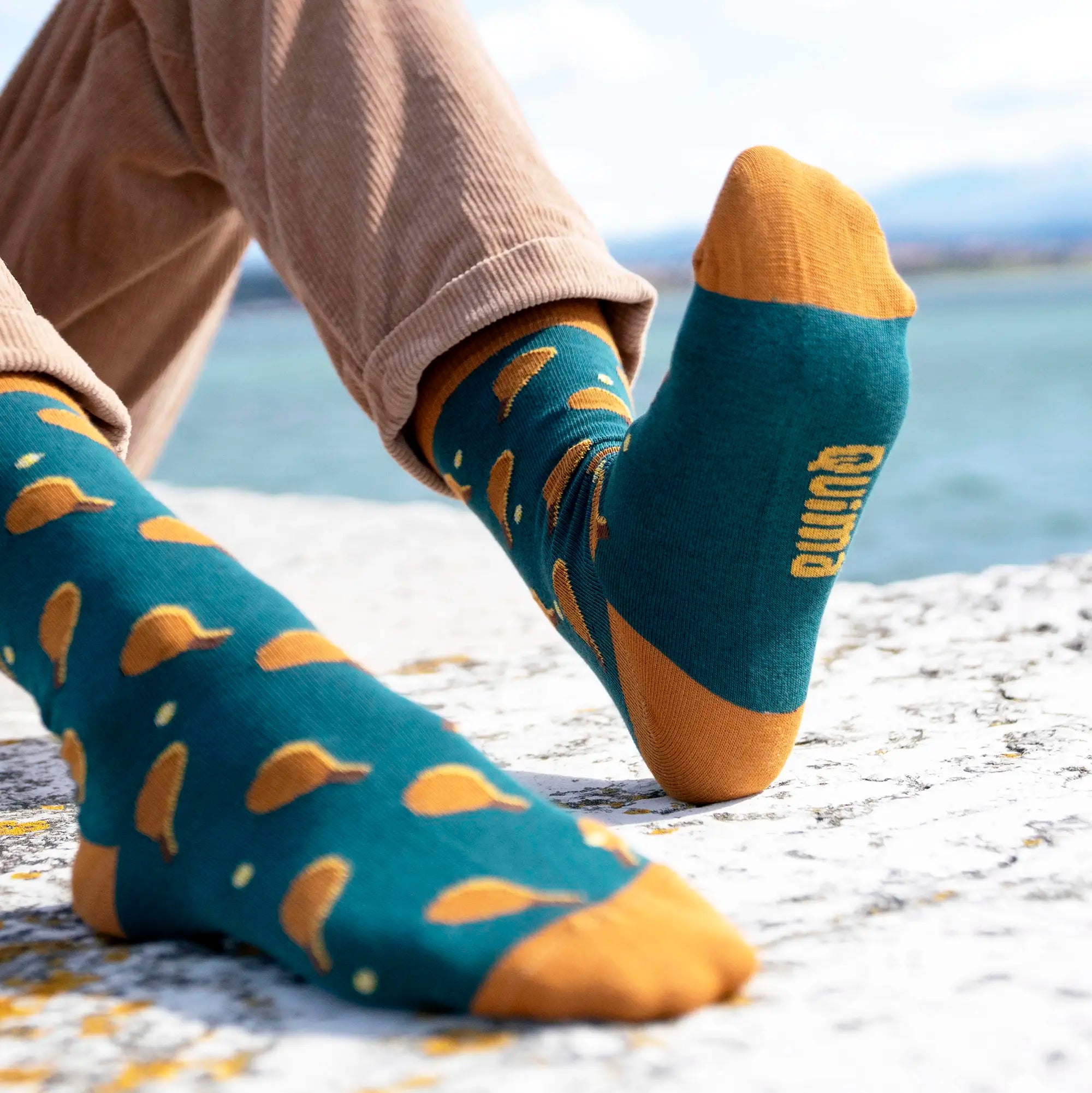 Calcetines estampados de palas cántabras