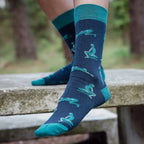 Calcetines estampados de los raqueros Santander