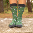 Calcetines estampados de vaca tudanca