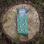 Calcetines estampados de vaca tudanca