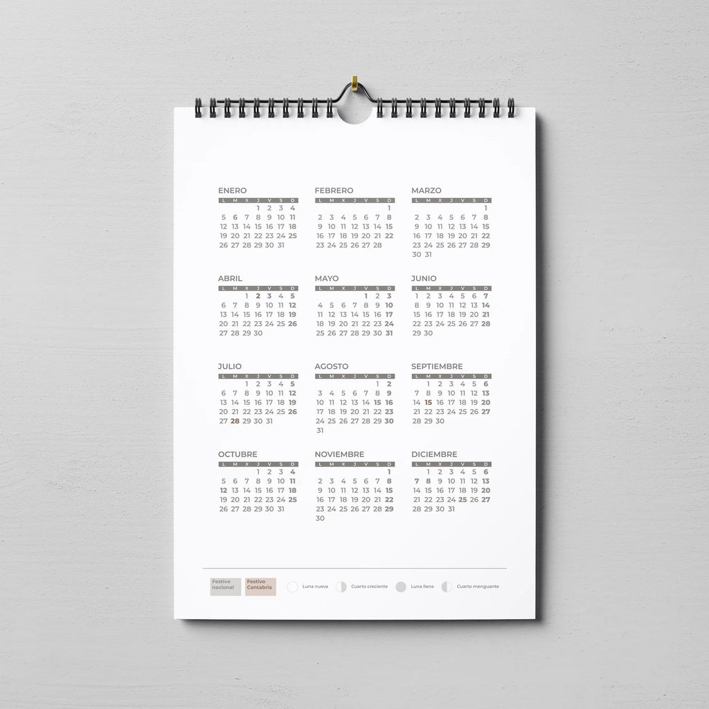 Calendario 2026 meses