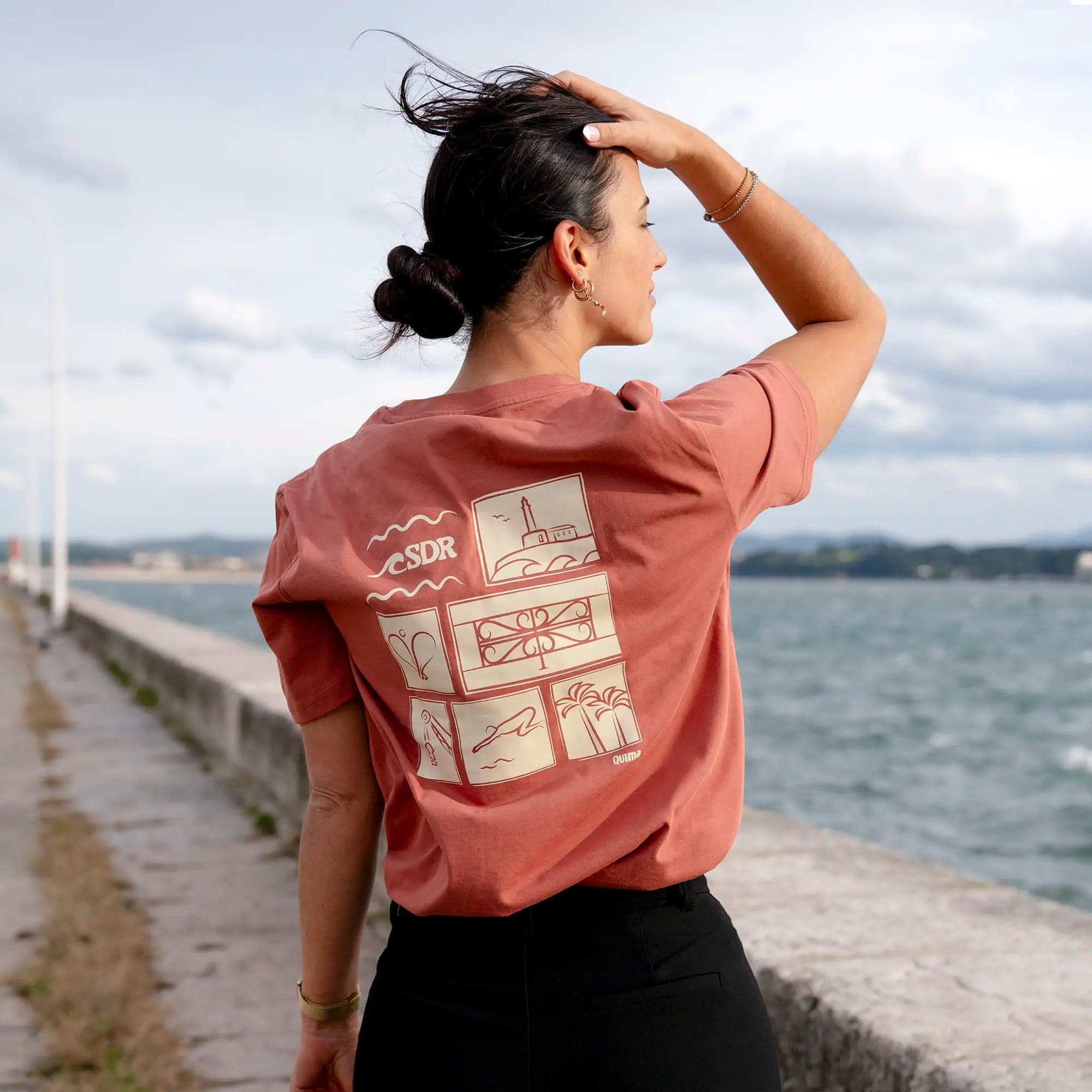 Camiseta SDR terracota