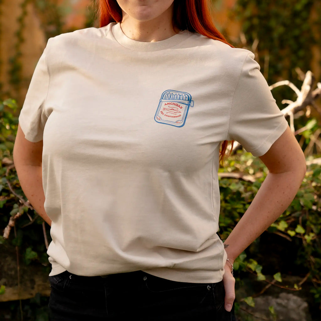 Camiseta anchoas del cantábrico
