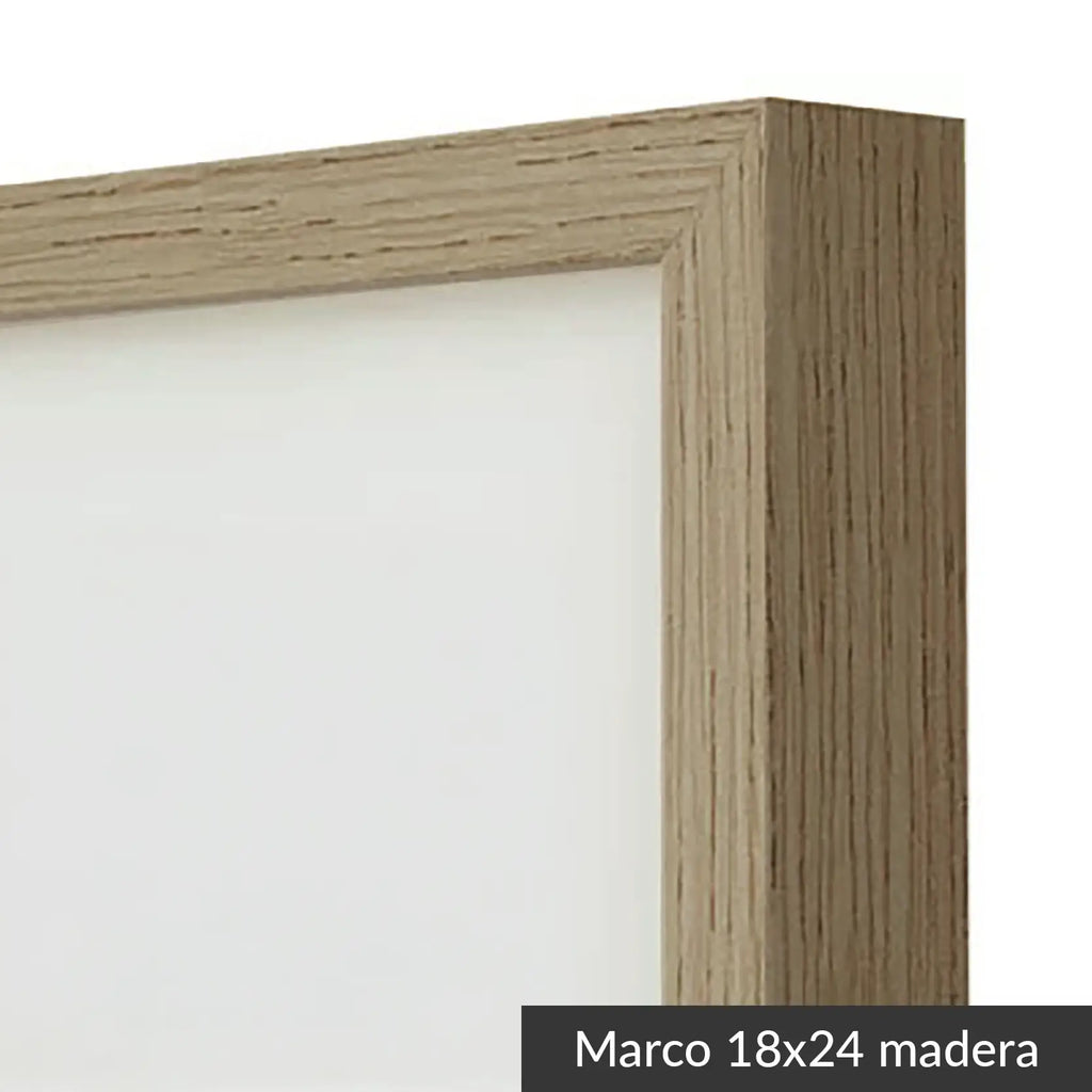 Marco 18x24 madera