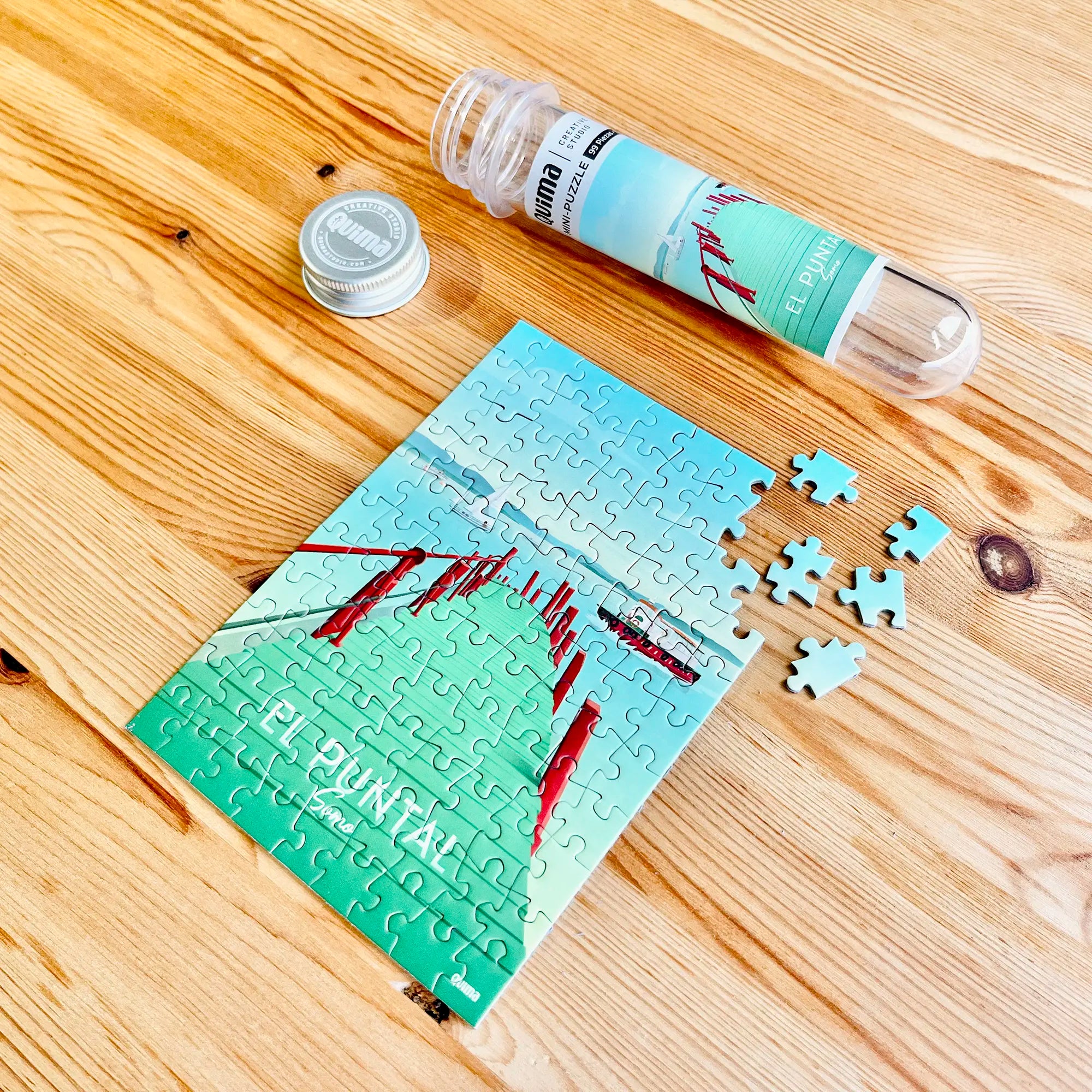 Mini puzzle original El Puntal Somo Cantabria