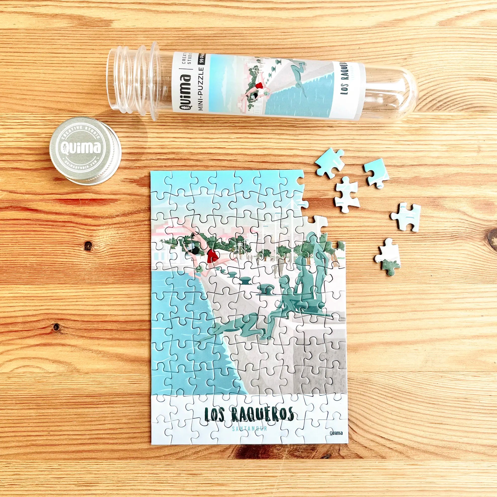 Mini puzzle original Los raqueros Santander